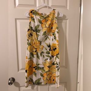 Yellow Floral Dress